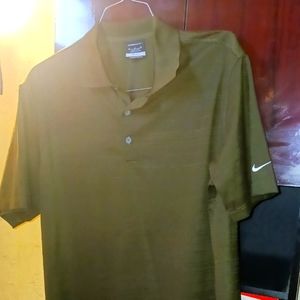 NIKE DRI-FIT GOLF SHIRT MENS SZ MEDIUM!!!